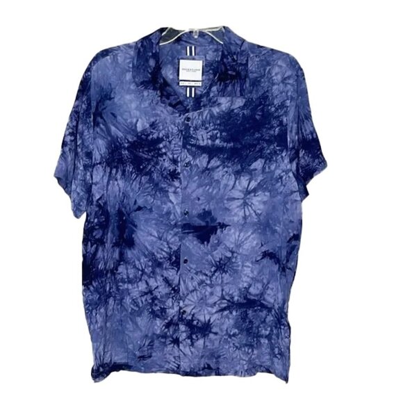❤️ 🆕 DENIM & FLOWER Button Down Shirt Size L - Picture 1 of 4